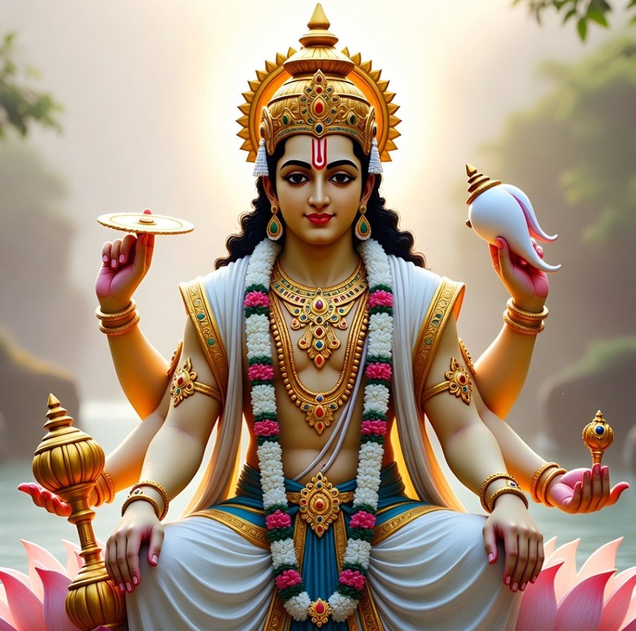 Good Morning Lord Vishnu image