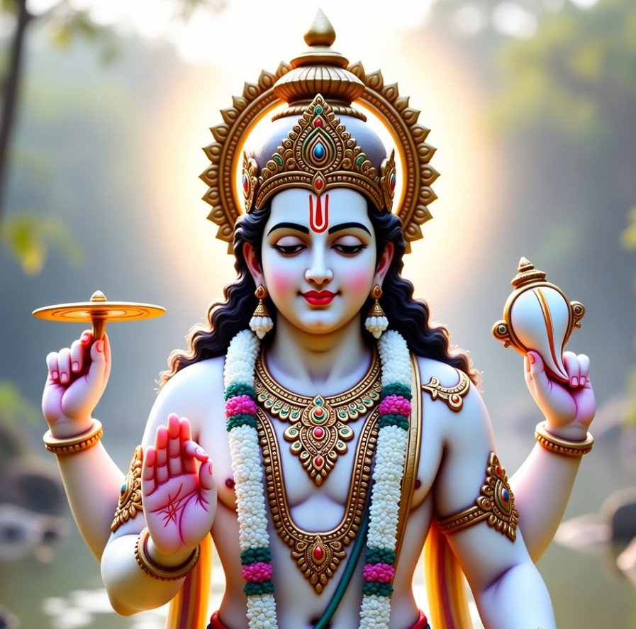 Good Morning Lord Vishnu image