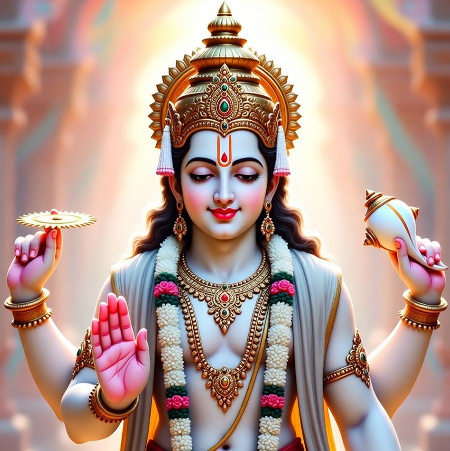 Good Morning Lord Vishnu image