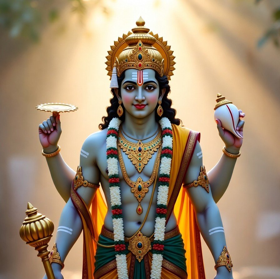 Good Morning Lord Vishnu image