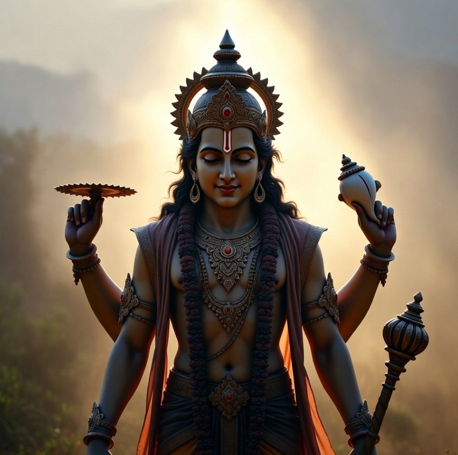 Good Morning Lord Vishnu image