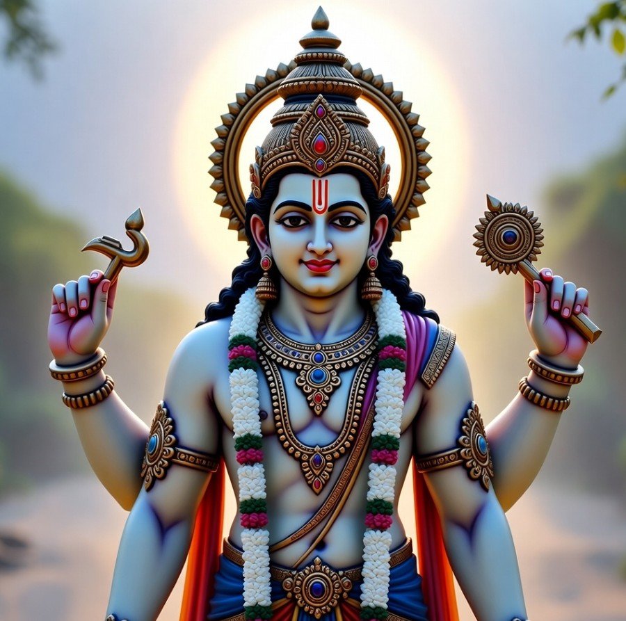 Good Morning Lord Vishnu image