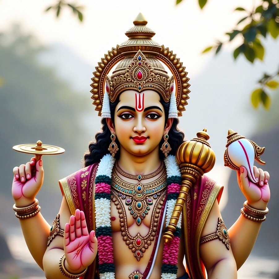 Good Morning Lord Vishnu image