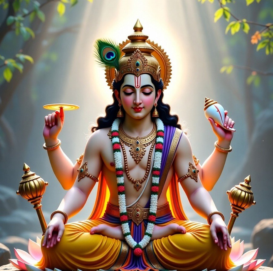 Good Morning Lord Vishnu image
