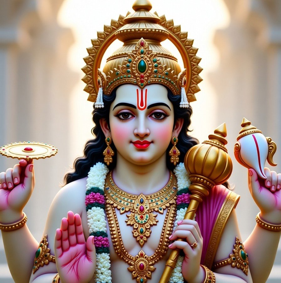 Good Morning Lord Vishnu image