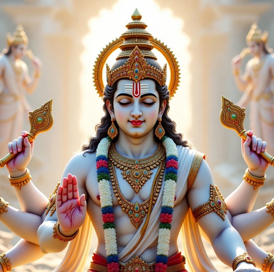 Good Morning Lord Vishnu image