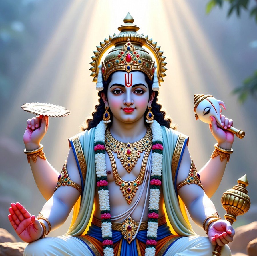 Good Morning Lord Vishnu image