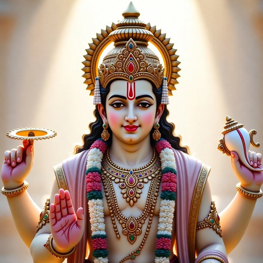 Good Morning Lord Vishnu image