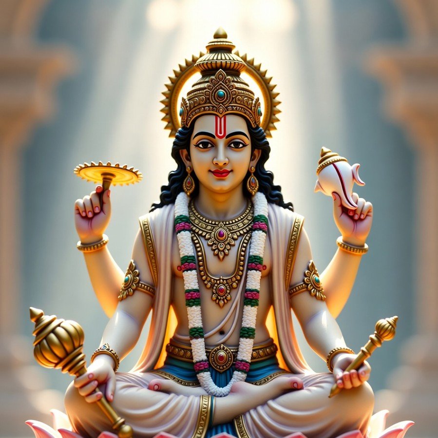 Good Morning Lord Vishnu image