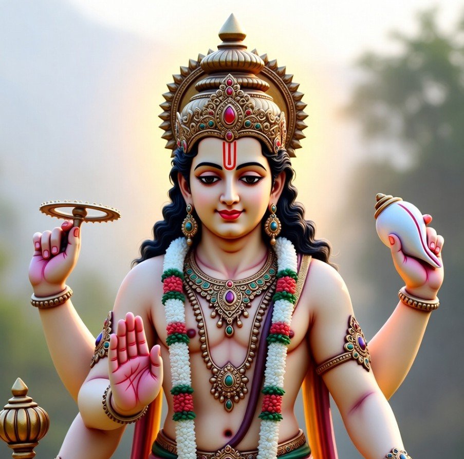 Good Morning Lord Vishnu image