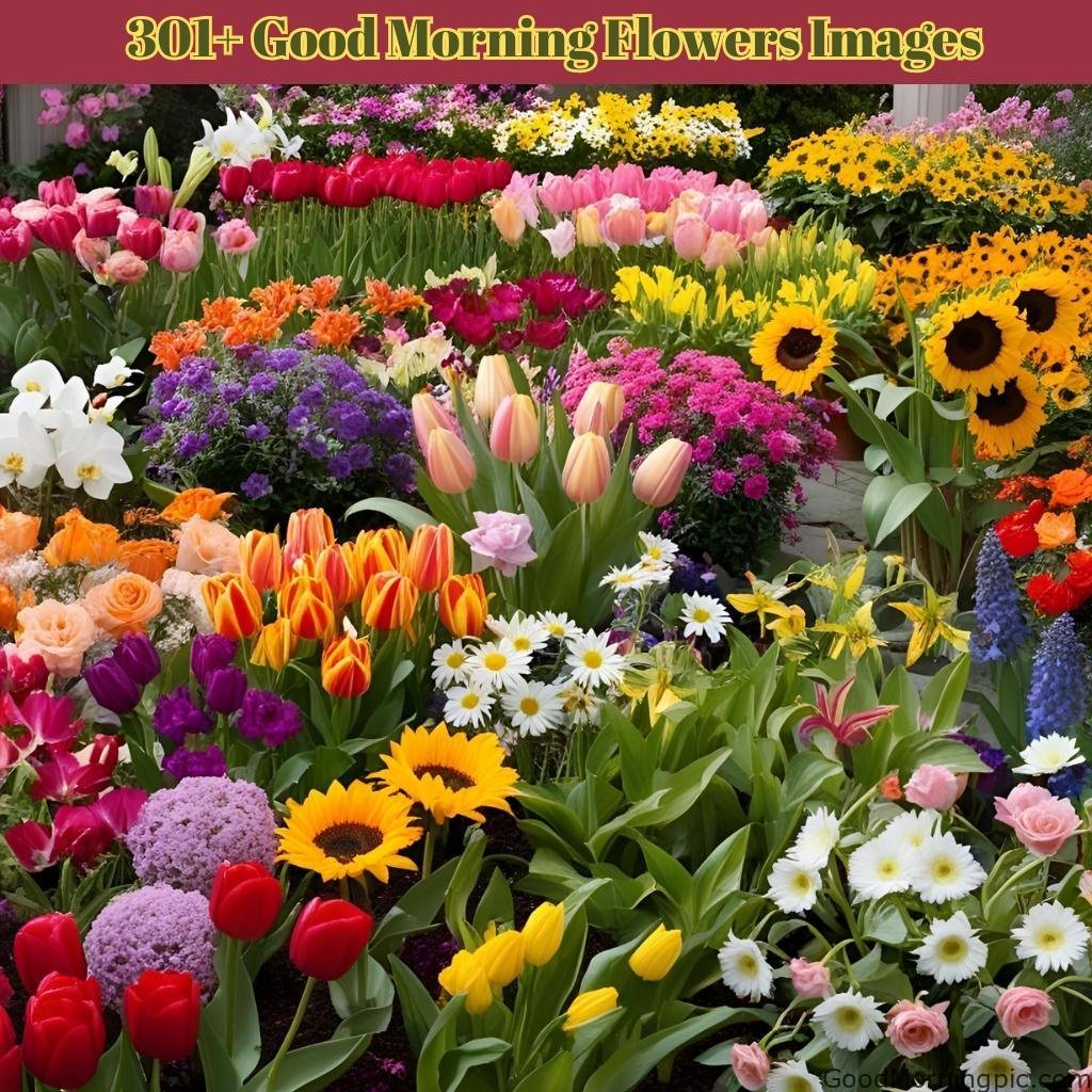 301+ Good Morning Flowers Images