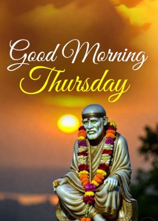 Good Morning Thursday Sai Baba Images2