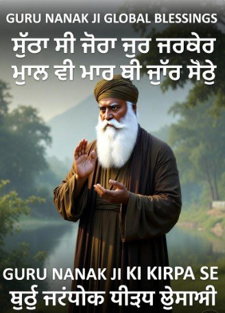 Guru Nanak Ji Global Blessings – Multi-language Images2