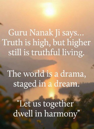 Inspirational Guru Nanak Ji Quotes with Morning Backgrounds4