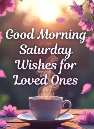 Good Morning Saturday Wishes for Loved Ones3
