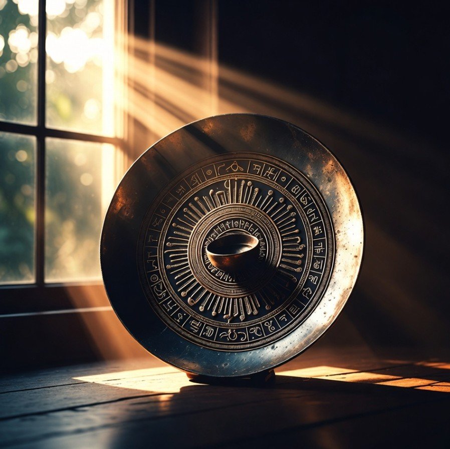 Prayer Plate with Sunlight