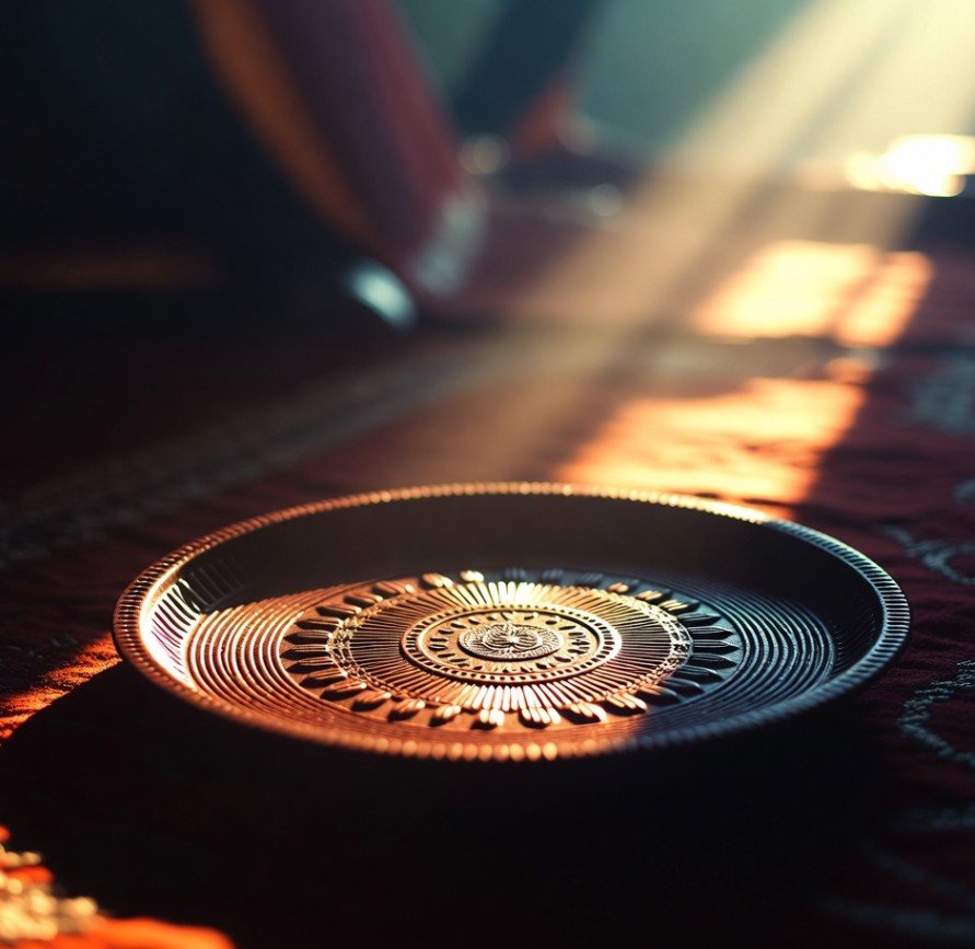 Prayer Plate with Sunlight