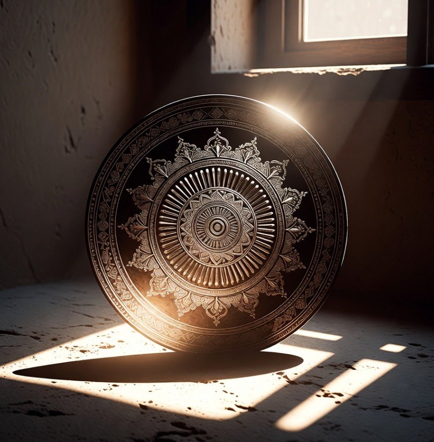 Prayer Plate with Sunlight