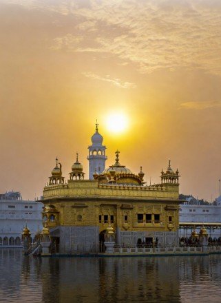 Sunrise Over Golden Temple on Baisakhi4