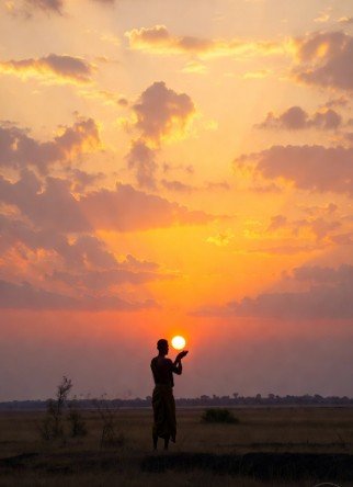 Sunrise offering to Surya Dev4