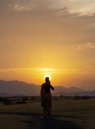 Sunrise offering to Surya Dev5