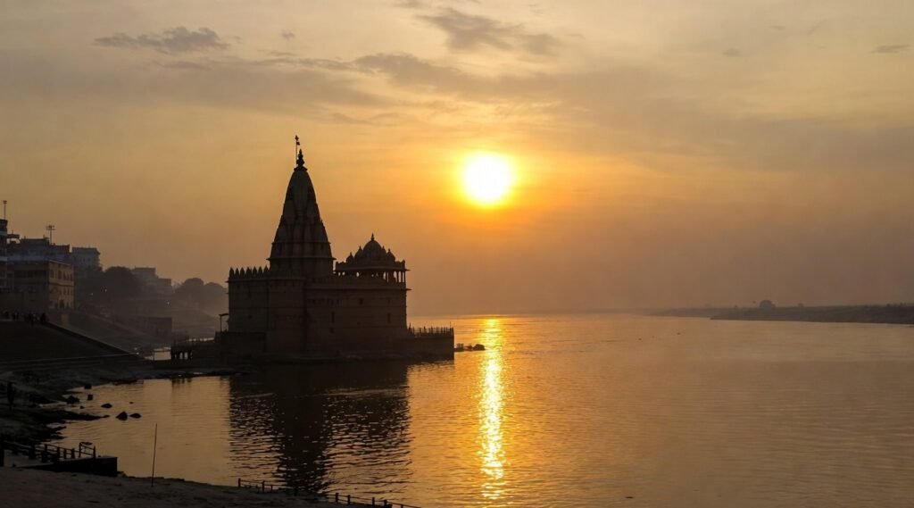 A Golden Sunrise Over Shiva’s Abode