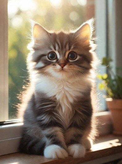 Good Morning Images Cute Cat