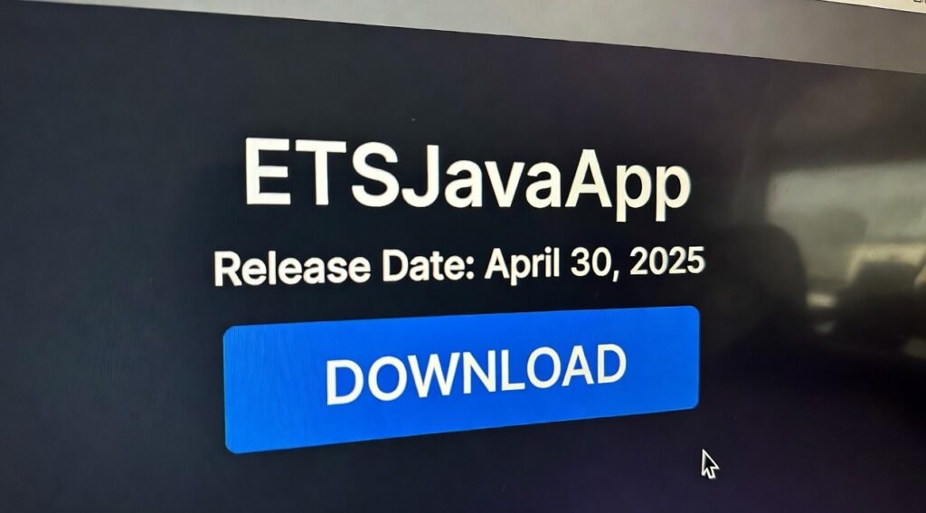 ETSJavaApp Release Date