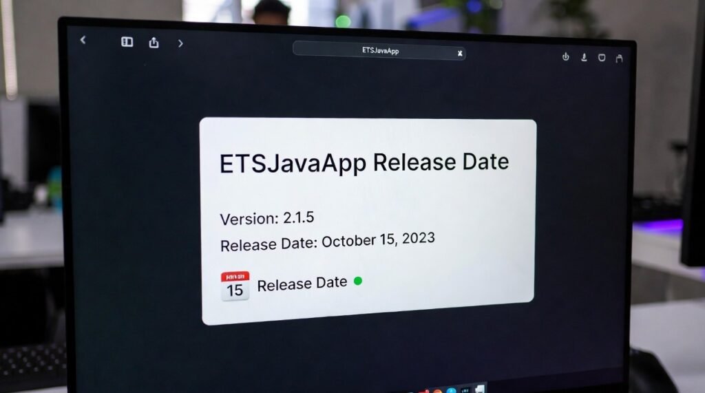 ETSJavaApp Release Date